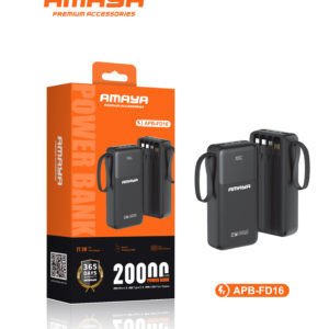 Power Bank Amaya (20000mAh) APB-FD16 black