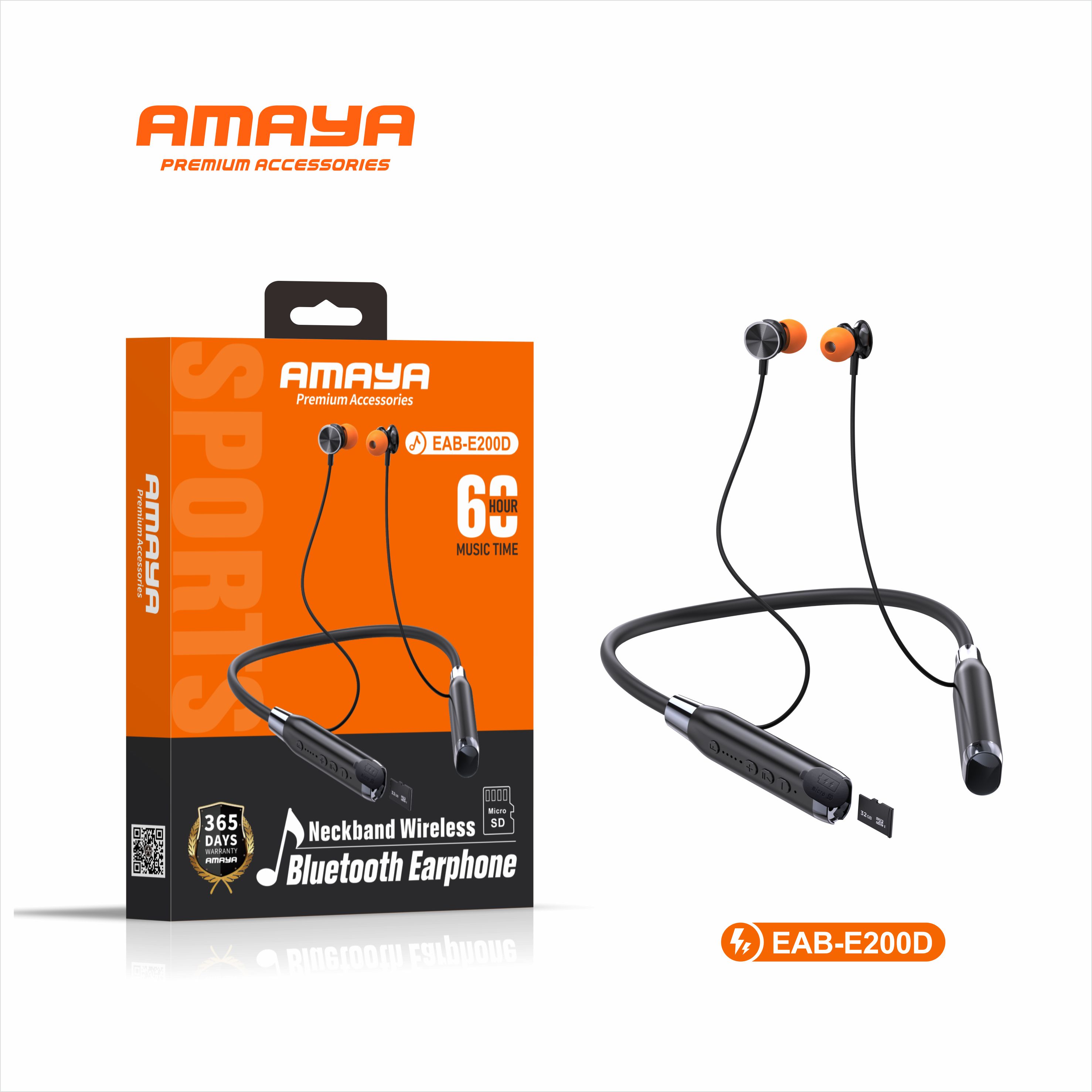 Neckband Wireless Earphone AEB-E200D