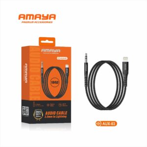AUX CABLE AMAYA (AUX TO LIGHTNING)