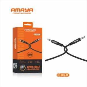 AUDIO CABLE AMAYA (AUX TO AUX) (2m)
