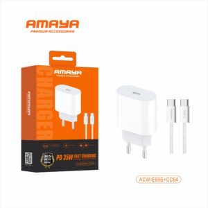 Amaya PD35W Fast charger with C-TO-C cable