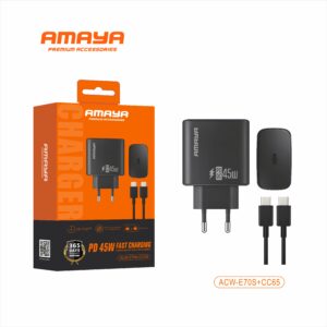 Amaya Charger PD45W Fast charger with C-TO-C cable